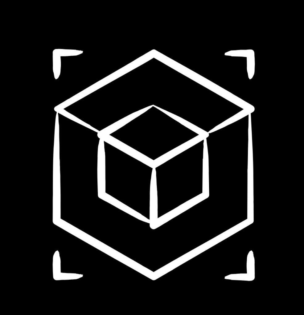 3D visualization cube illustration